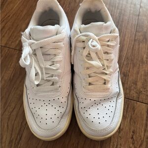 White Nike Athletic Sneakers